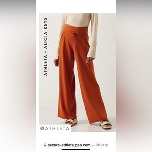 Athleta + Alicia Keys intentions, pants and foliage orange, women’s size large